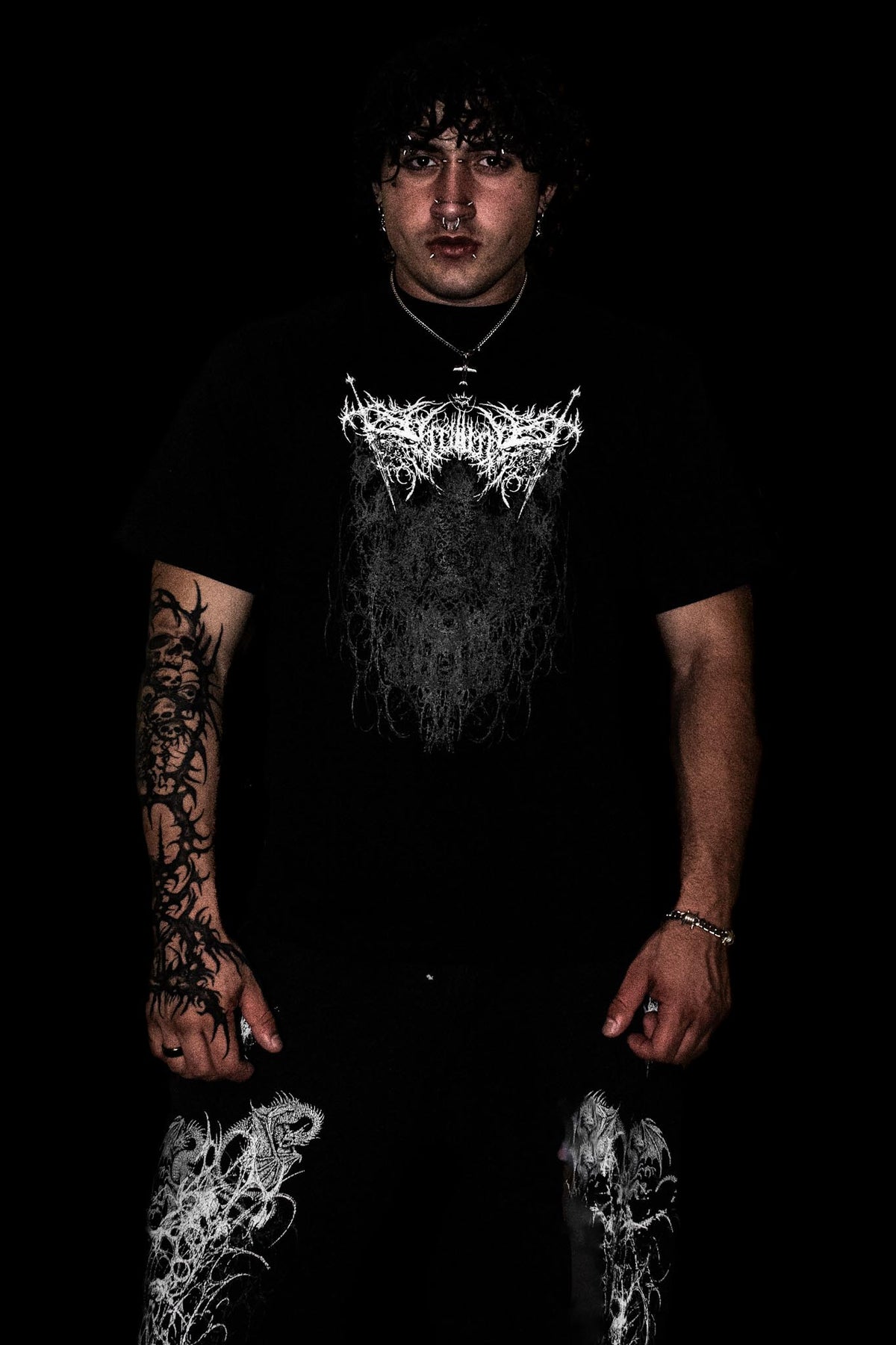 ETERNAL SOVEREIGN I — Wraith Black 230GM Refined Fit Tee