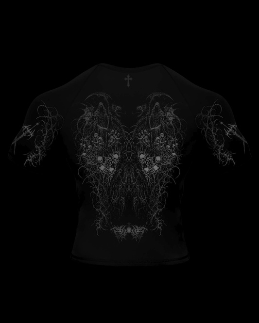 ETERNAL SOVEREIGN I — Obsidian Black Compression Shirt
