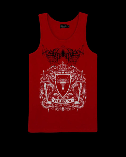 ETERNAL SOVEREIGN I
RIBBED TANK — Crimson Sacrament