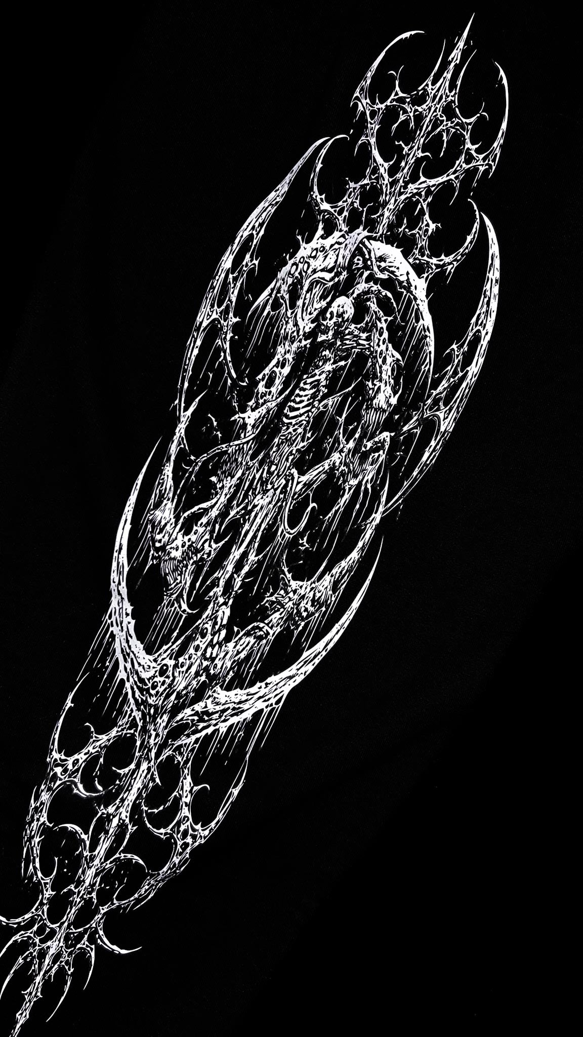FTL I — FORSAKE THE LIGHT UN-CUFFED SWEATPANTS — 500GSM
