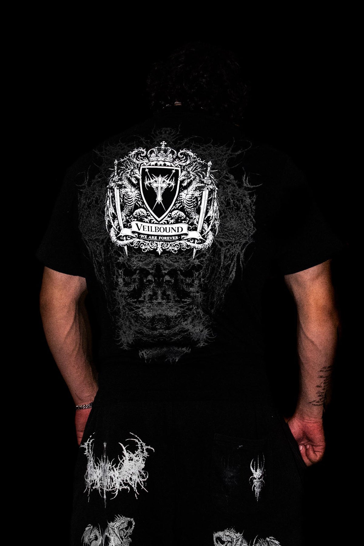 ETERNAL SOVEREIGN I — Wraith Black 230GM Refined Fit Tee